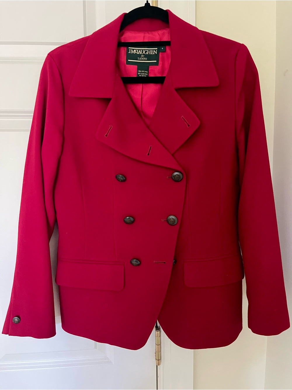 J. McLaughlin Red Blazer